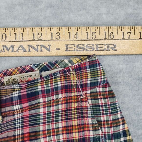 Vintage Polo Ralph Lauren Indian Madras Shorts Mens 31 Bleeker Fit 90s Plaid - Picture 5 of 6